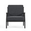 Chaise longue d'extérieur en bois de teck l 27,1 po avec coussin-651570814-651251285