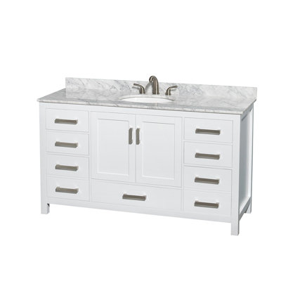 Sheffield 60" Single Bathroom Vanity Set
