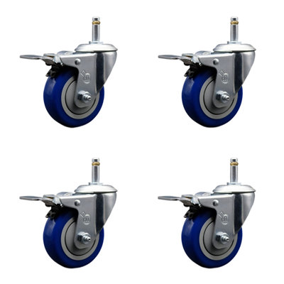 Polyurethane Swivel Stem Caster