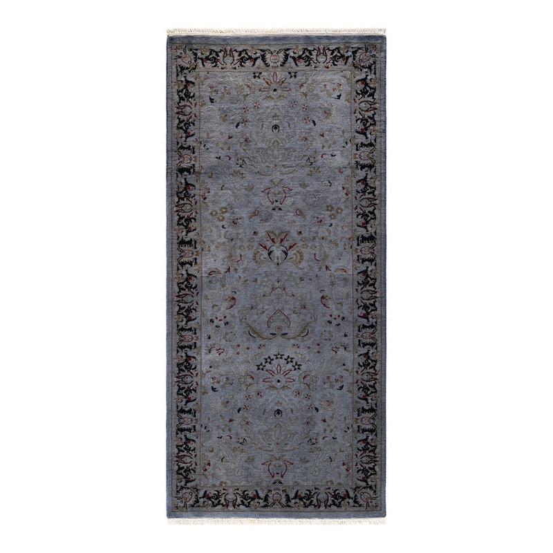 Fine Vibrance One-of-a-Kind 2' 7" x 6' 0" Hand Knotted Area Rug
