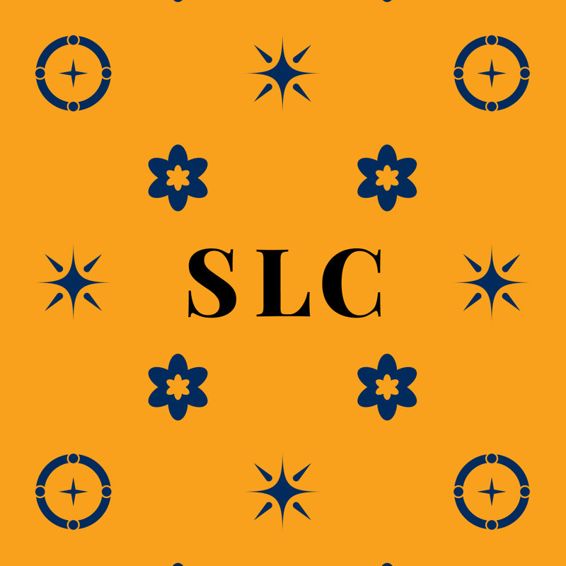Coussin en coton Salt Lake City, Bleu marine / or Salt Lake City, H 26 po x l 26 po
