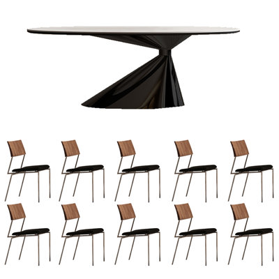 Table et chaises Art Rock