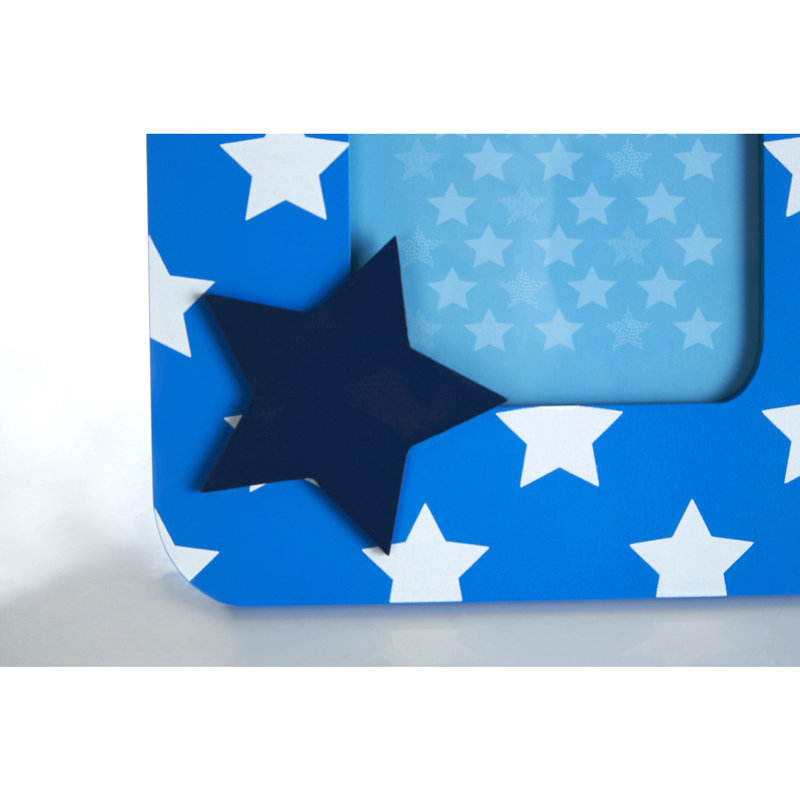 Folkert Blue Wood Matte Picture Frame