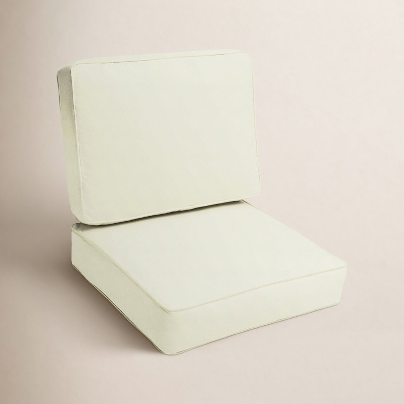 Coussin de chaise Diascia Sunbrella, Toile Sunbrella® naturel, 22 po x 22 po, 4"