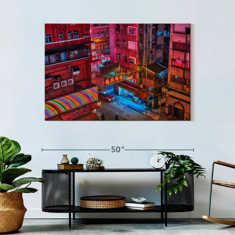 Kowloon Nightlife, 32" H x 48" W