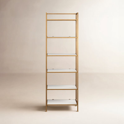 72"H X 23.8"W Chenier Etagere Bookcase