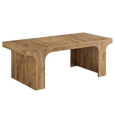 Tribesigns Farmhouse Dining Table, 70.87" Rectangular Kitchen Dining Table for 6-8 People