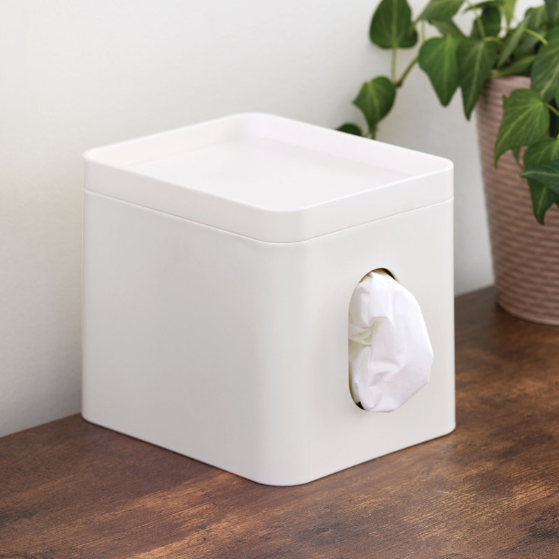 Couvercle de boîte à mouchoirs carrée pour meuble-lavabo, comptoir, chambre à coucher ou bureau personnel iDesign