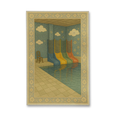 Tapis gris tissé à motif abstrait lavable Mosso
