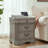 27" W Traditional 3-Drawer Nightstand / End Table, Solid Pine Wood, Fully Assembled, Antique Gray -1603762157