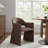 Talia Performance Velvet Dining Armchair-105770579