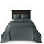 Courtepointe réversible 3 pièces double / grand - literie d'été magnétisée, charme matelassé, rembourrage en coton prélavé pour plus de douceur, livrée avec deux taies décoratives, literie décontractée lavable à la machine, courtepointe,-126012486-126012481