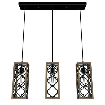 Gablecrest 3 - Light Kitchen Island Square / Rectangle Pendant