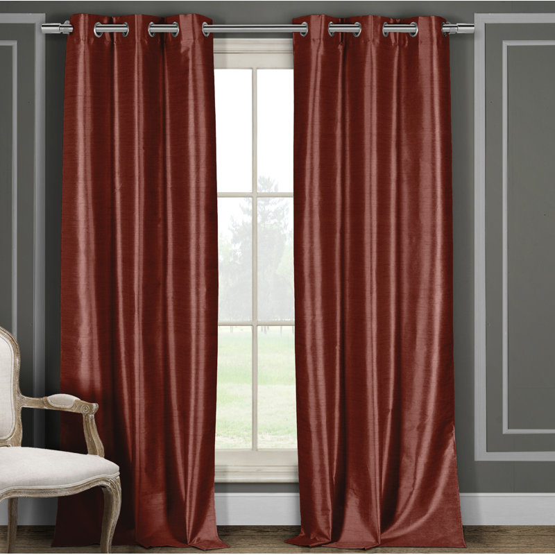 Harger Curtain Pair, Wine, 38" W x 96" L