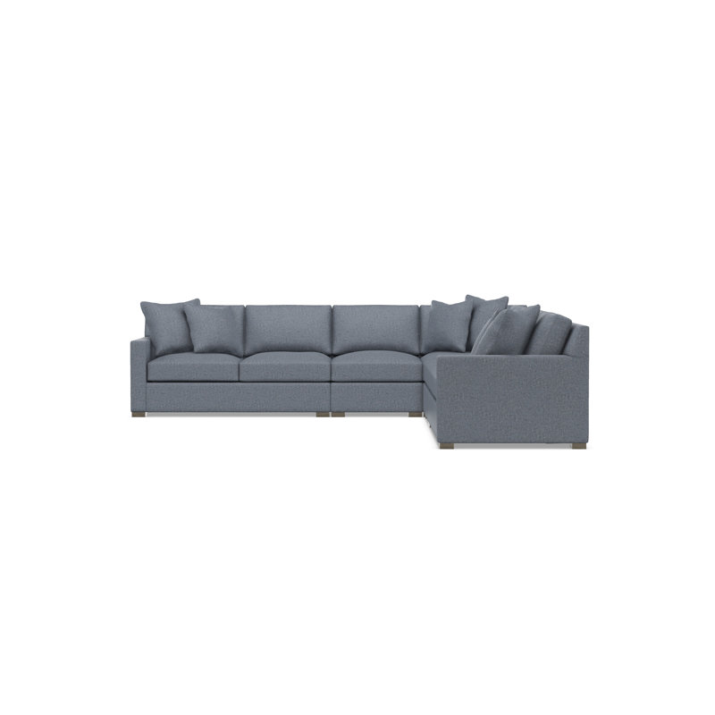Kelsey Sectional, Dark Gray Polyester