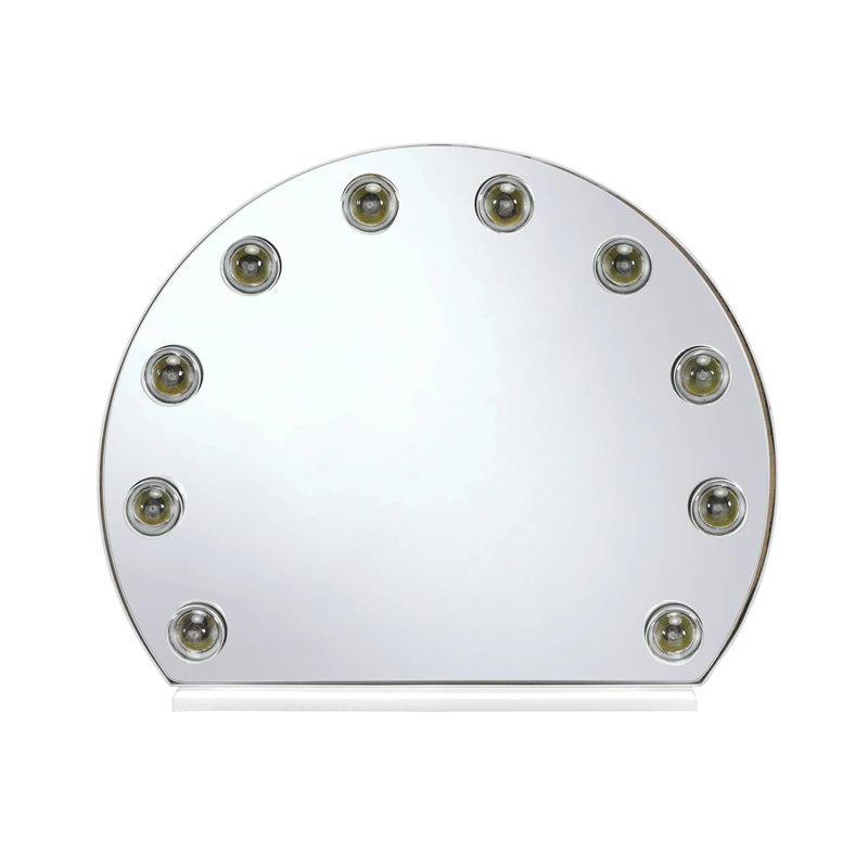 Alma White Finish Accent Mirror