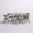 Arbelia 6 - Person Pedestal Dining Set