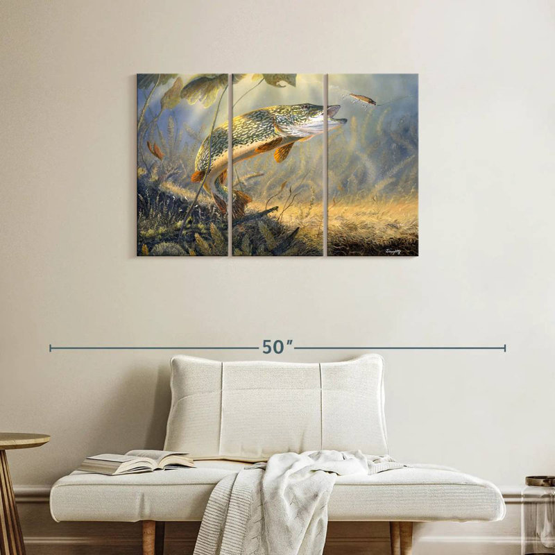 Brampt Calm Waters Fishing, 24" H x 38" W