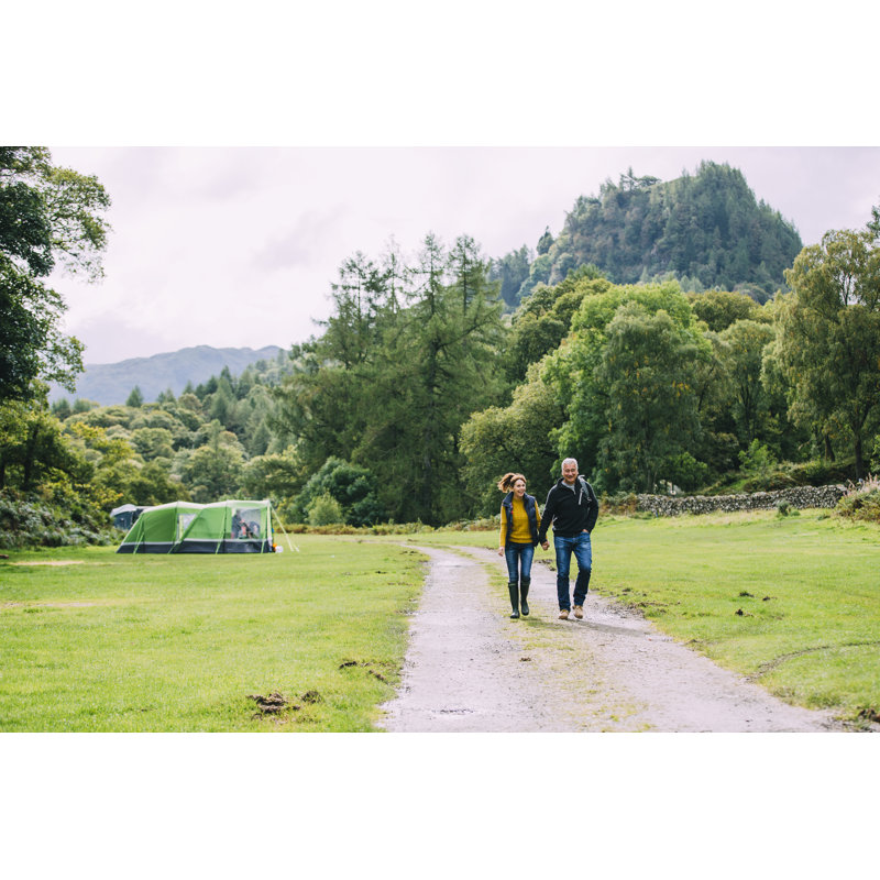 Couple Hiking Together by DGLimages - Wrapped Canvas Print, 30cm H x 46cm W