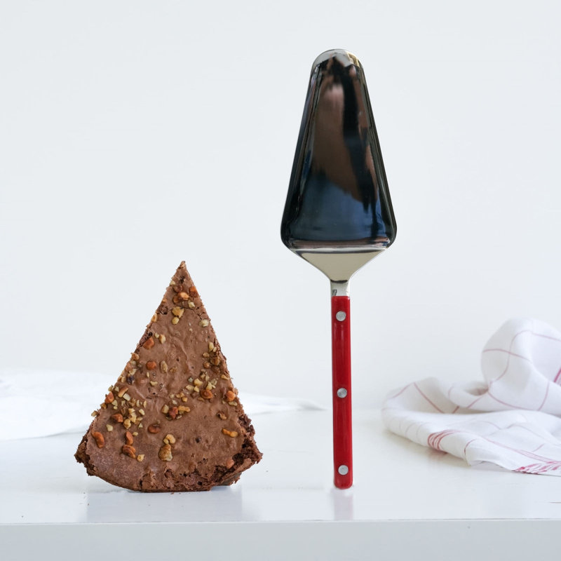 Bistrot Solid Cake Server, Raspberry