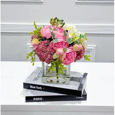 Silk Faux Floral in Vase