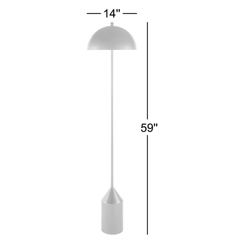 Jemma 59'' Floor Lamp, Grass Green, Grass Green