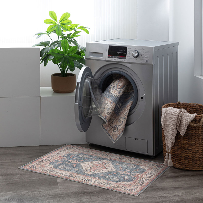 Tapis lavable à la machine BELIDDA, Rectangle 2 pi 6 po x 9 pi