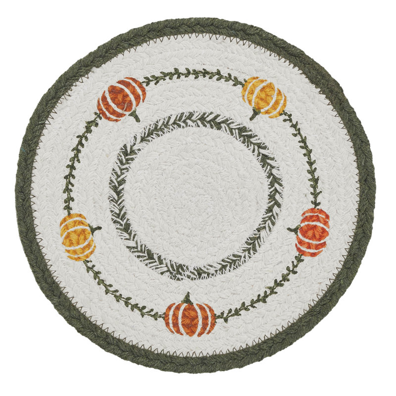 Dessous-de-plat rond 1 pièce Pumpkin Bounty