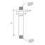Bras de douche 8 "avec bride-100978142