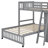 Twin Over Full Bunk Bed With Drawers-368167982