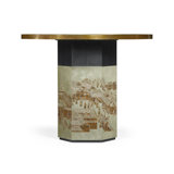 Fusion Round Solid Wood Dining Table