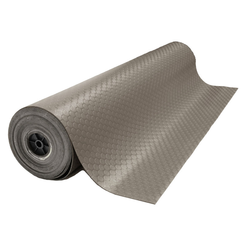 Rouleau de plancher de garage en brun, 4 pi. x 20 pi. "prehension", Brun, 4 pi x 9 pi