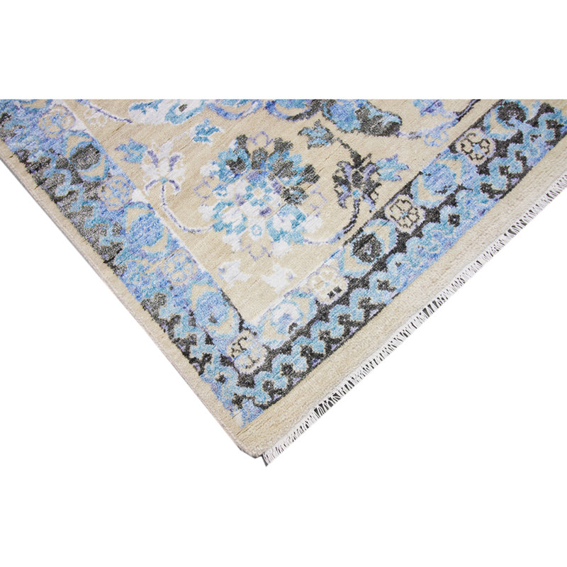 Oriental Area Rug in Beige, Rectangle 12' x 15'