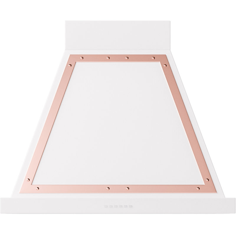 ILVE Nostalgie II Noblesse 30 in Range Hood, White/Copper