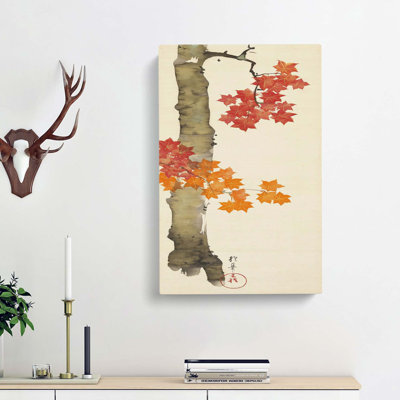Maple Tree by Sakai Hoitsu - Wrapped Canvas