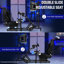  Racing Simulator Cockpit Stand With Triple Monitor Stand And Seat Fit Logitech G920 G29 Fanatec Thrustmaster