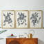 «Growing Leaves IV» - Toile tendue avec châssis sur mesure - 3 pièces-469291054-469291055