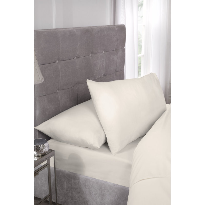 Kellan Sateen Fitted Sheet, Super King (6'), Cream