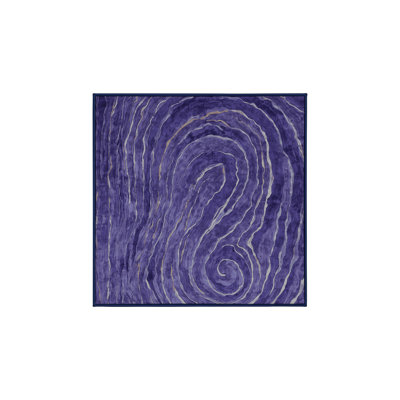 Machine Washable Purple Area Rug
