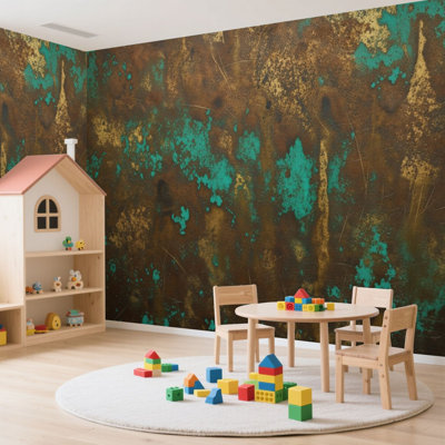 Wall Mural Peel and Stick Wallpaper Copper Self-Adhesive Removable Contact Paper Wall Decor for Living Room Bedroom 100"H x 144"W
