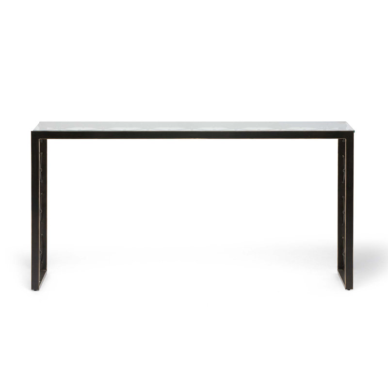 Brixton 60'' W Glass Console Table