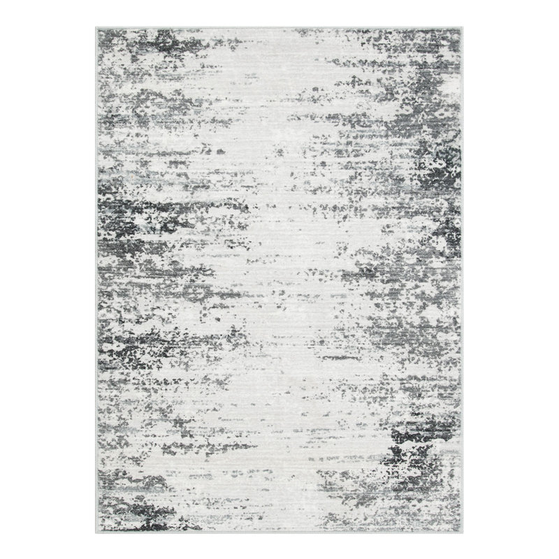 Tapis de sol antidérapant et lavable Kayo, Rectangle 5 pi x 7 pi