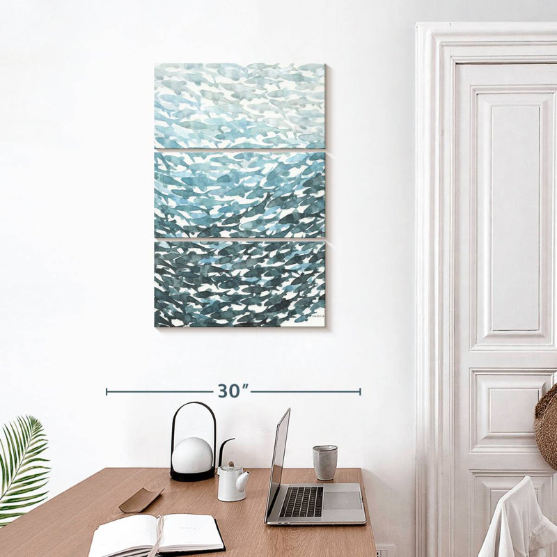 Brampt Deeper Blue, 20'' H X 32'' W