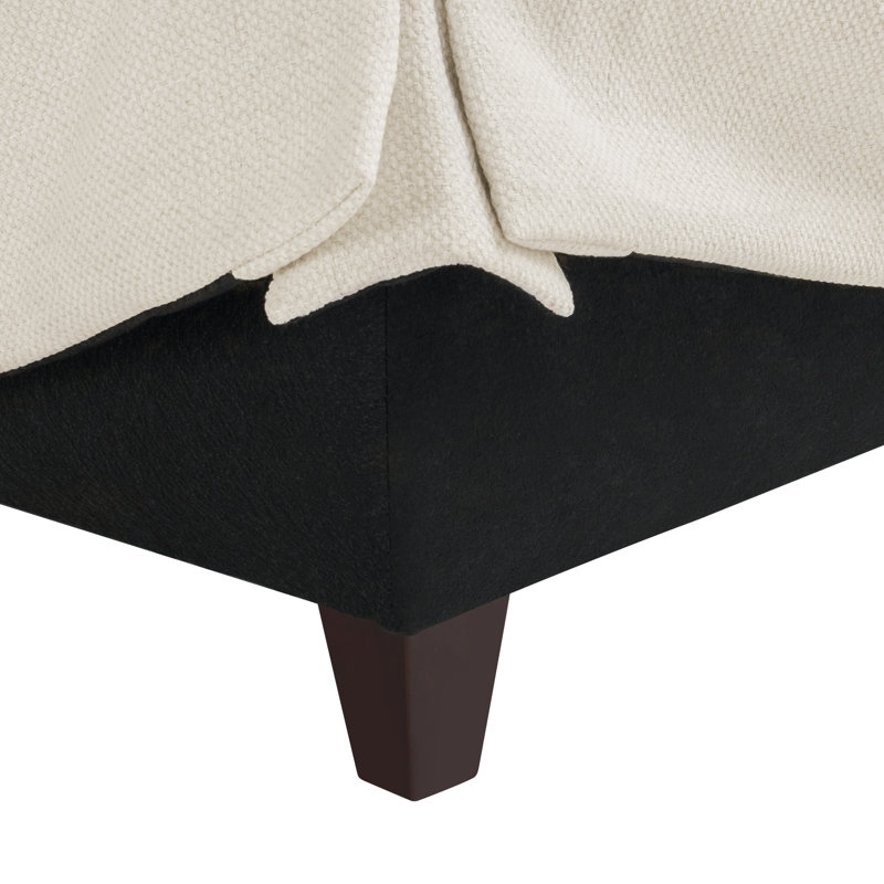 Repose-pieds avec rangement l 30,3 po, Beige