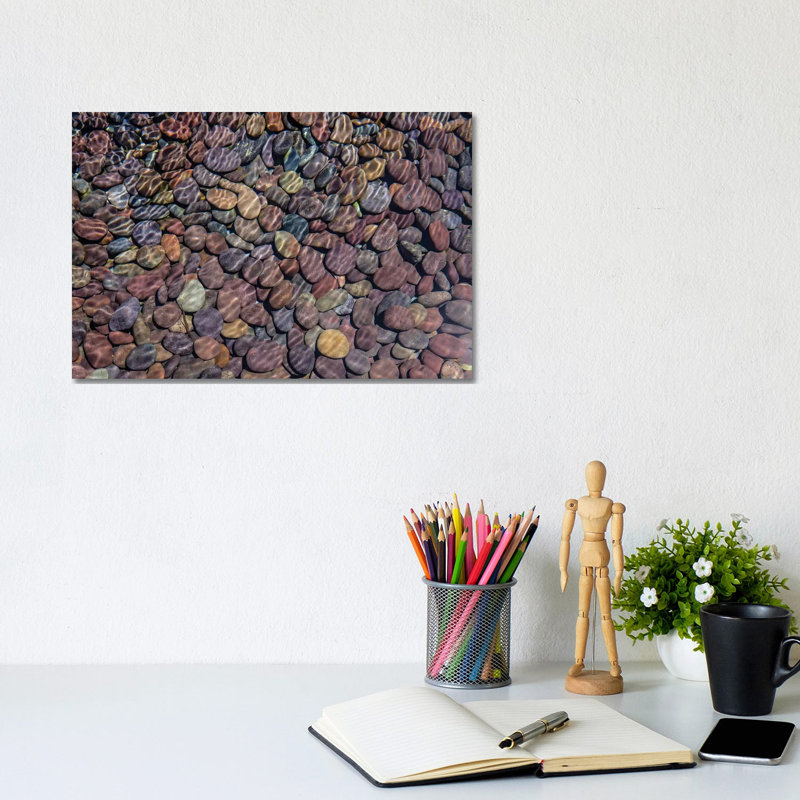 Colorful Stones II by Barbara Markoff - Wrapped Canvas Print, 20.32cm H x 30.48cm W x 1.91cm D
