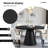 48 Inch Round Dining Table For 4 People, Extendable Expandable Pedestal Base Kitchen Table For Dining Room