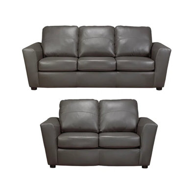 Lidiya Leather iving Room Set