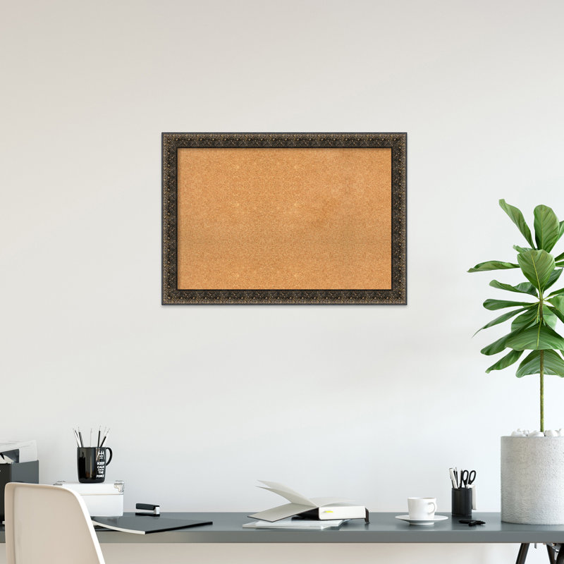 Intaglio Wall Cork Small Bulletin Board