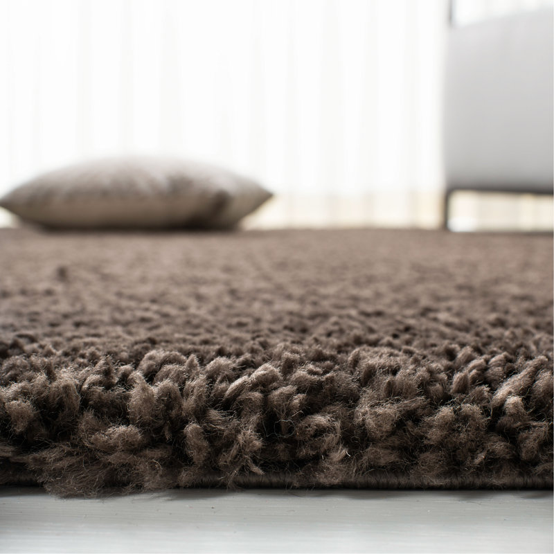Jiang Brown Area Rug, Square 3'