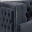 Chaise en velours gris anthracite-821080962